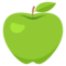 Green Apple emoji on Emojione